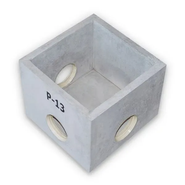 Caixa de Águas Pluviais Concreto sem Tampa P13 35x35x30cm Concrebox