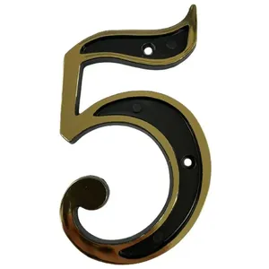 Número 5 Plástico Colonial 13cm