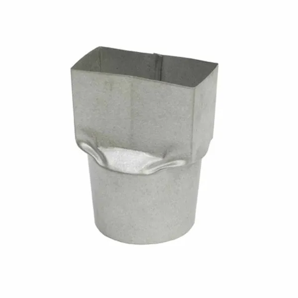 Bocal Misto Quadrado para Redondo Aço Corte 28 3" Galvalume Calhaforte