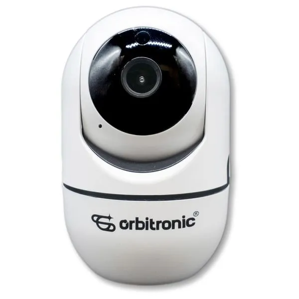 Câmera Wi-Fi Full HD 1.3MP ORB793 Interna Visão Noturna Orbitronic Câmera Wi-fi Robô HD 1.3MP Interna Visão Noturna ORB793 Branca