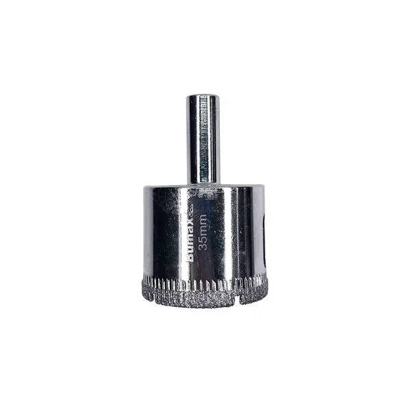 Serra Copo Diamantada para Porcelanato Bumax Serra Copo Diamantada 10mm para Porcelanato Bumax