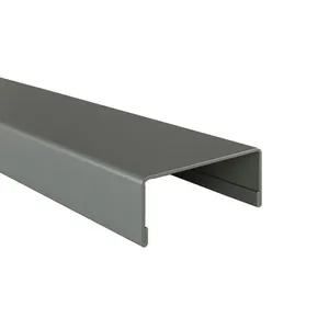 Perfil Guia Inferior Fit Eucatex Perfil Guia Inferior Cinza Ocidental Fit 300cm