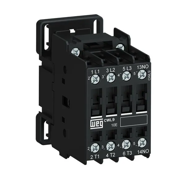 Contator Tripolar CWL 1NF Bobina 220V Weg Contator Tripolar CWL 1NF 9A Bobina 220V Weg