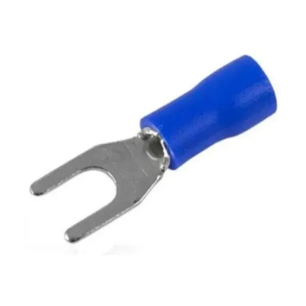 Terminal Forquilha 20 peças Eletrokit Terminal Forquilha 1,50-2,50mm² Azul Eletrokit 20 Peças