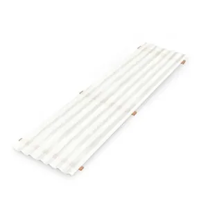 Telha Fibra de Vidro Incolor 0,6mm 2,44x1,1m Lux Telhas