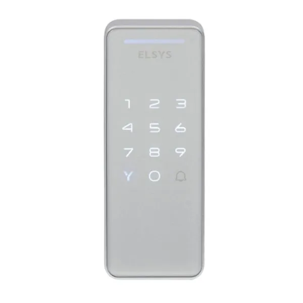 Fechadura Digital de Sobrepor com Senha e Tag POP Prata Elsys Fechadura Digital de Sobrepor com Senha e Tag POP Prata