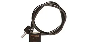 Cadeado para Bicicleta SM E-30 1200mm Preto