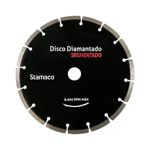 Disco Diamantado Segmentado Stamaco Disco Diamantado Segmentado 7" 180x25,40mm 4714 Stamaco