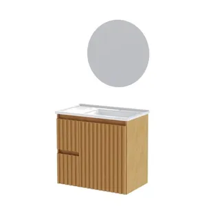 Kit Gabinete para Banheiro Dracena Jequitiba 62cm Cozimax Kit Gabinete para Banheiro Dracena Jequitiba 62cm