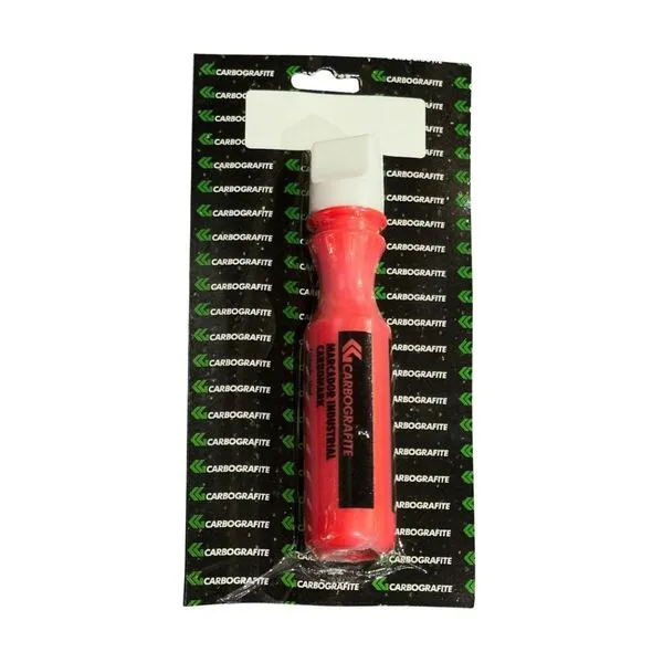 Marcador Industrial 60ml Carbomark Marcador Industrial Vermelho 60ml Carbomark