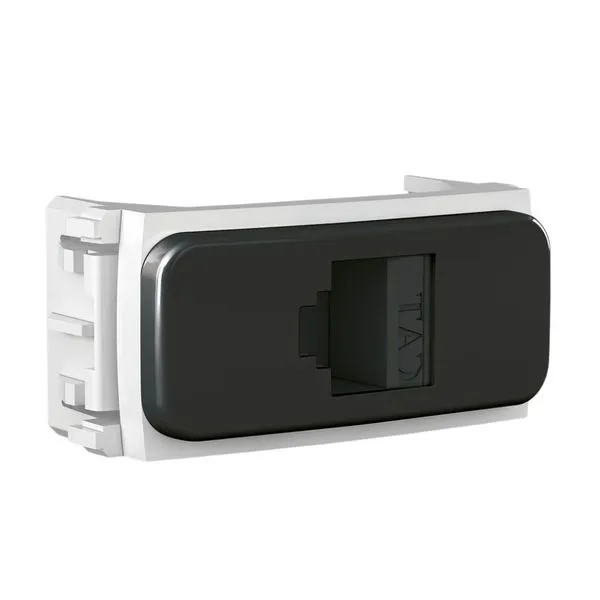 Módulo Tomada Informática RJ45 CAT5E Composé Weg Módulo Tomada Informática RJ45 CAT5E Preto Composé