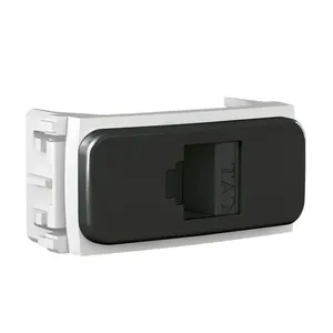 Módulo Tomada Informática RJ45 CAT5E Composé Weg Módulo Tomada Informática RJ45 CAT5E Preto Composé