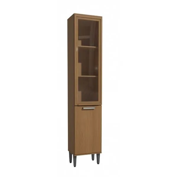 Cristaleira 2 Portas com Vidro 40cm Kappesberg CRISTALEIRA 2P VIDRO 40CM ACABAMENTO CN