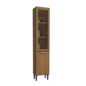 Cristaleira 2 Portas com Vidro 40cm Kappesberg CRISTALEIRA 2P VIDRO 40CM ACABAMENTO CN