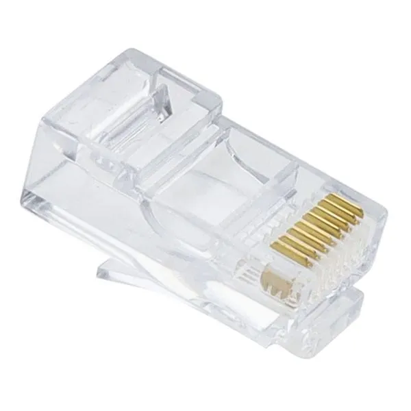 Plugue Informática RJ45 com 10 peças A.Santos Plugue Informática RJ45 com 10 Peças