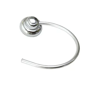 Porta Toalha de Rosto Design Argola Cromado Toralf