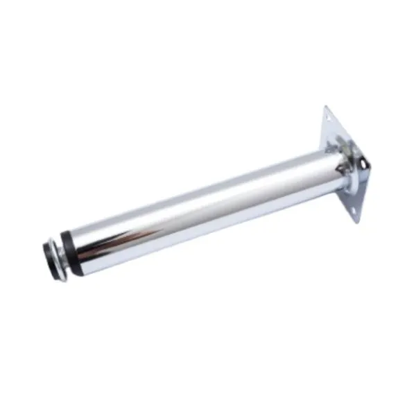 Pé Redondo para Móveis com Regulagem Cromado Jomarkits Pé Redondo para Móveis com Regulagem 200mm Cromado