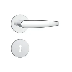 Fechadura Interna Roseta Redonda em Aço Inox 813/33 40mm Cromada
