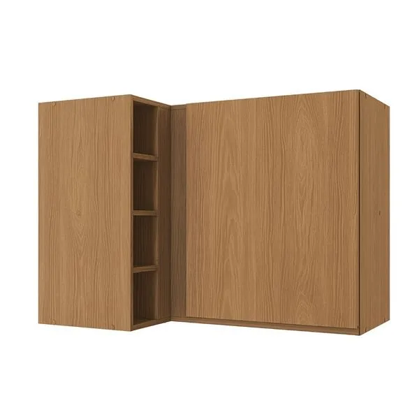 Armário Aéreo de Canto 1 Porta 98cm R647 Kappesberg AÉREO 1 PORTA CANTO 98CM ACABAMENTO CANELA