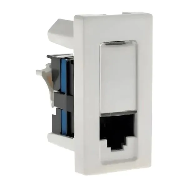 Módulo Tomada Informática RJ45 CAT5E Viva Legrand Módulo Tomada Informática RJ45 CAT5E Branca Viva