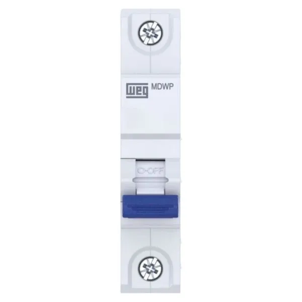 Mini Disjuntor Monopolar 32A Curva C Weg Mini Disjuntor Monopolar 32A MDW-P Curva C 3KA Weg