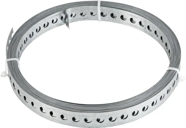 Fita de Aço Perfurada Zincada Jomarca Fita de Aço Perfurada 19mmx10m Zincada