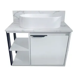 Gabinete para Banheiro Zoe Branco 60cm Darabas Gabinete para Banheiro Zoe Branco 60cm