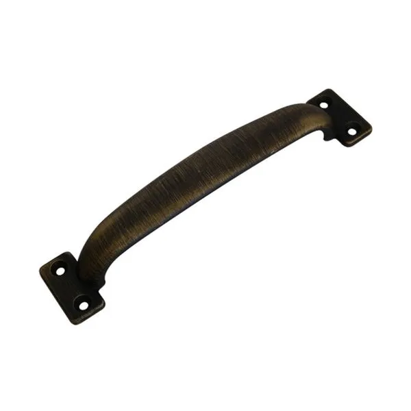 Puxador Curvo Tradição DZ 959 180mm Zamac Criativa Puxador Curvo Tradição DZ 959 160mm Zamac Antique Fosco