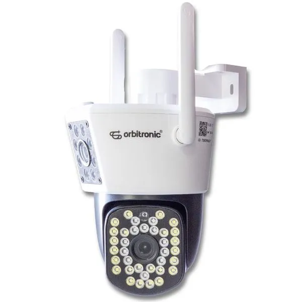 Câmera Wi-Fi Full HD 2MP ORB793 Externa Infravermelho Orbitronic Câmera Wi-fi HD 2MP Externa IP66 Infravermelho ORB793 Branca