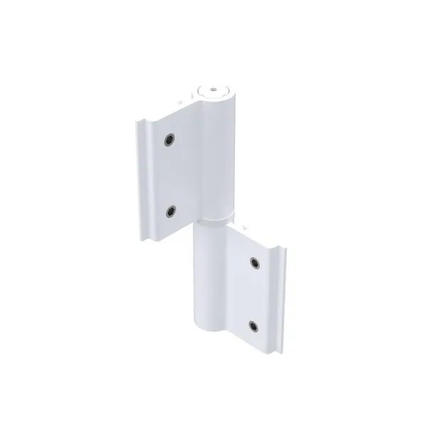 Dobradiça 02 Abas 10,3x6,7cm até 30Kg 3 Peças Udinese Dobradiça 02 Abas 10,3x6,7cm até 30Kg 03 Peças Alumínio Branco