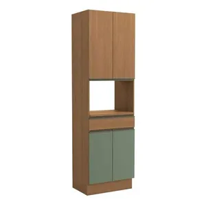 Kit Forno 70cm 4 Portas 1 Gaveta Kappesberg Kit forno 700mm 4 portas 1 gaveta canela/verde