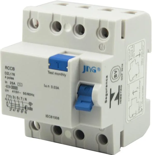 Interruptor Diferencial DR Tetrapolar 25A FG12 30mA JNG Interruptor Diferencial DR Tetrapolar 25A 30mA Jng