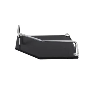 Porta Shampoo Canto para Banheiro 21x8cm Vmex Porta Shampoo Canto para Banheiro 21x8cm Vidro Preto