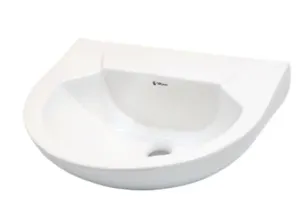 Lavatório Suspenso Louça Gardênia Branco 38x28cm Marilouças Lavatório Louça Suspenso Gardênia 38x28cm Branco