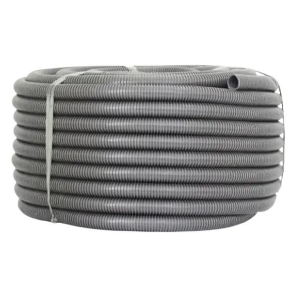 Eletroduto Corrugado Cinza Tubos Bravo Eletroduto Corrugado 1" 32mm Cinza Tubos Bravo 25 Metros