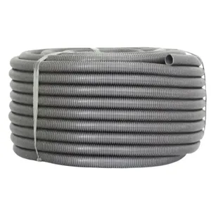 Eletroduto Corrugado Cinza Tubos Bravo Eletroduto Corrugado 1" 32mm Cinza Tubos Bravo 25 Metros