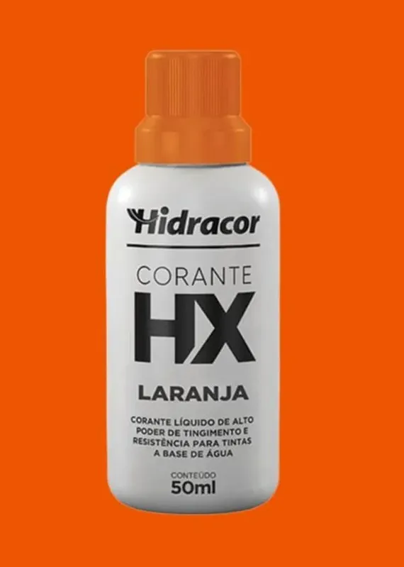 Corante Líquido 50ml Hidracor Corante Líquido Laranja 50ml Hidracor