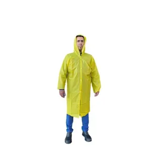 Capa de Chuva Vinil Amarela Brasmo Capa de Chuva Vinil Amarela Tam M Brasmo