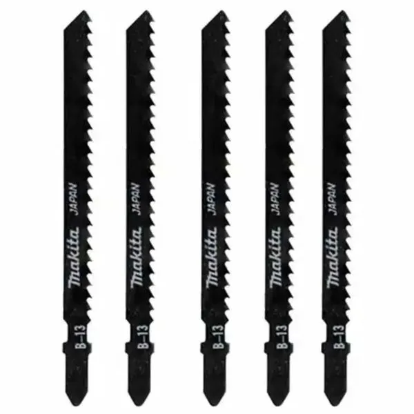 Lâmina de Serra Tico-Tico 70mm 8 Dentes 5 Peças Makita Lâmina de Serra Tico-Tico P/Madeira A-85656 70mm 8 Dentes 5 Uni