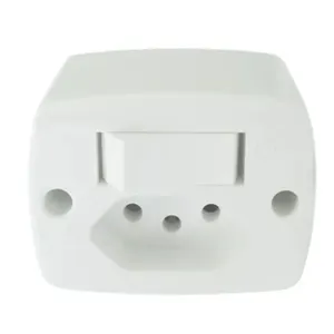 Conjunto Interruptor Simples + Tomada 2P+T 10A Ilumi Conjunto de Sobrepor Interruptor Simples + Tomada 2P+T 10A/250V Branco
