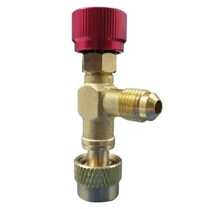 Válvula Acionadora Schrader Gás R410A Conexão 5/16" SAE AGT Válvula Acionadora Schrader para Gás R410A Conexão 5/16" Sae