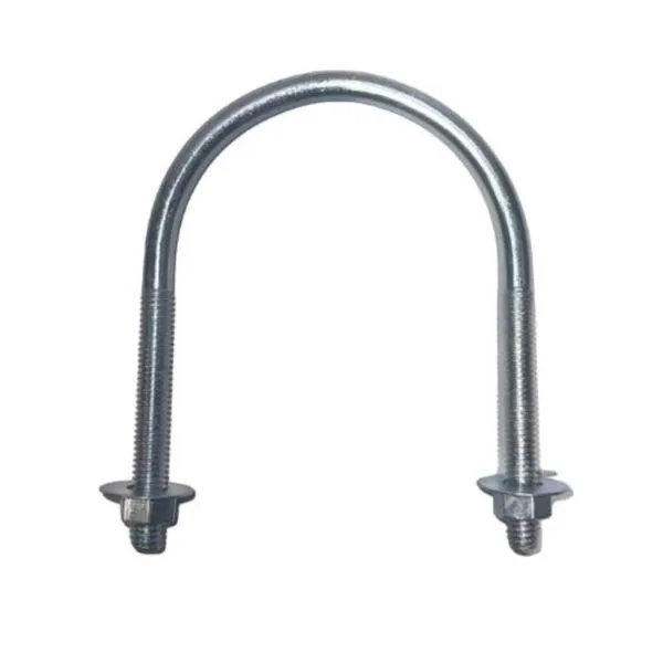 Abraçadeira Grampo U Vergalhão 5 Peças Aços e Perfis Abraçadeira Grampo U Vergalhão 1.1/2"x5/16" 5 Peças