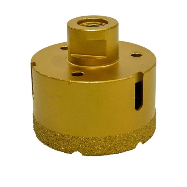 Serra Copo Diamantada para Esmerilhadeira Guepar Serra Copo Diamantada para Esmerilhadeira 68mm Guepar
