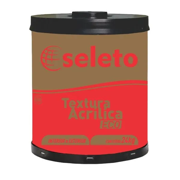 Textura Acrílica Rústica 24Kg Seleto Textura Acrílica Rústica Branco 24Kg Seleto