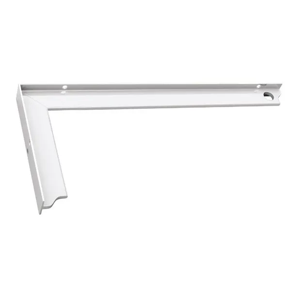 Suporte Perfil T Até 80kg Aço Branco Zamar Suporte Perfil T Até 80Kg 47cm Aço Branco