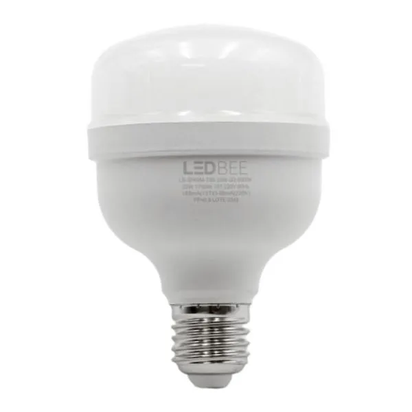 Lâmpada LED Alta Potência T80 Luz Branca E27 Bivolt LedBee Lâmpada de LED Alta Potência T80 20W E27 1700 Lúmens Luz Branca