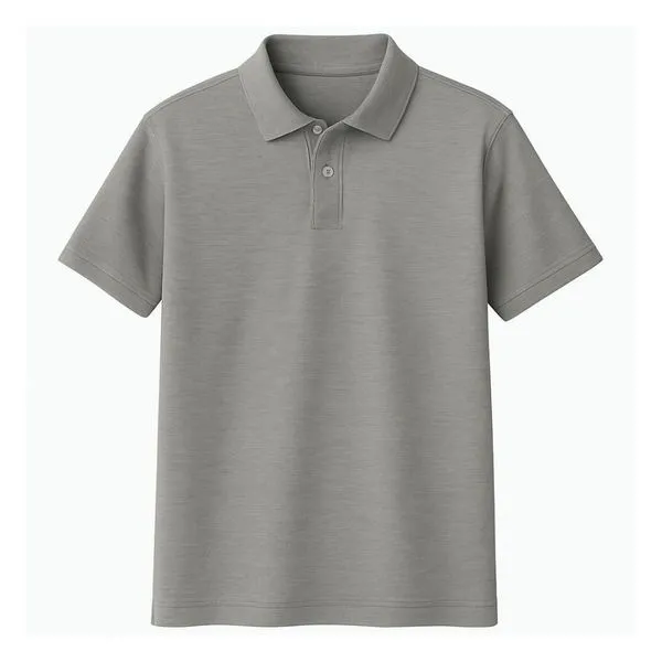 Camiseta Polo Piquet/Algodão Cinza Tockformes Camiseta Polo Piquet/Algodão Cinza Tam GG Tockformes
