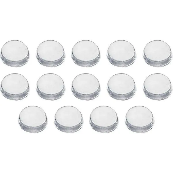 Gota de Silicone Autoadesiva Fixtil Gota de Silicone Autoadesiva 20x1,5mm 08 Peças