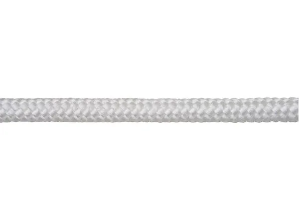 Corda Trançada Polipropileno Branca 8mm 550Kgf por Metro