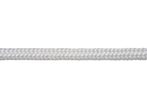 Corda Trançada Polipropileno Branca 8mm 550Kgf por Metro